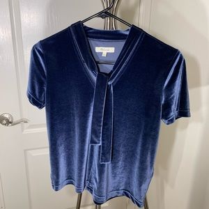 Madewell woman’s velvet blouses